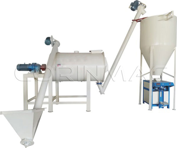 Спиральный смеситель dry mortar mixing plant