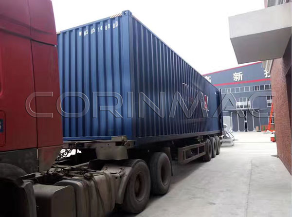 Mixer and dry mixing lines shipped to Africa
