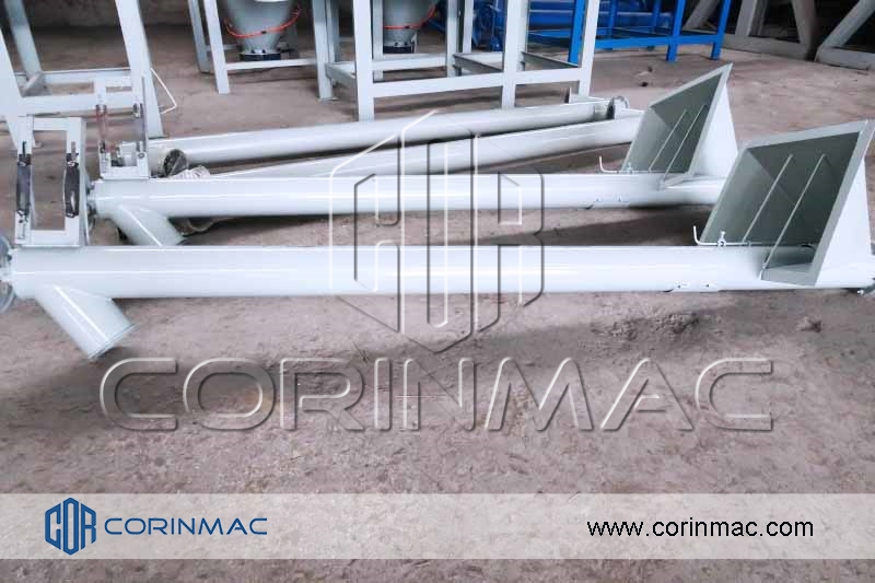 tile adhesive production line , screw conveyor