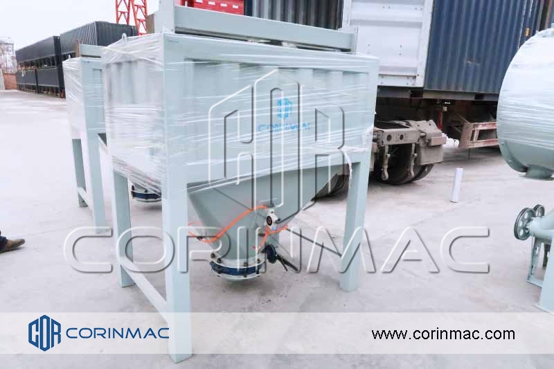 tile adhesive production line, product hopper