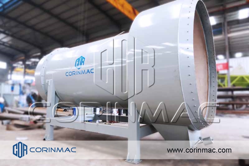 Rotary dryer burning chamber