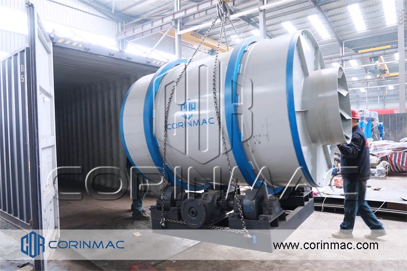 sand dryer, three cylinder dryer, 3 tank rotary dryer
