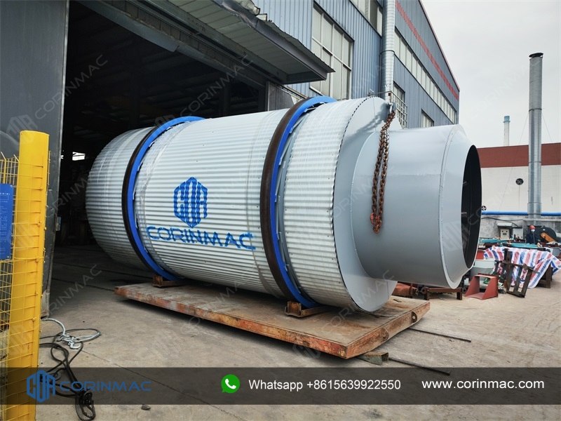 30-35 tons per hour sand drying production line was delivered to Novosibirsk, Russia.