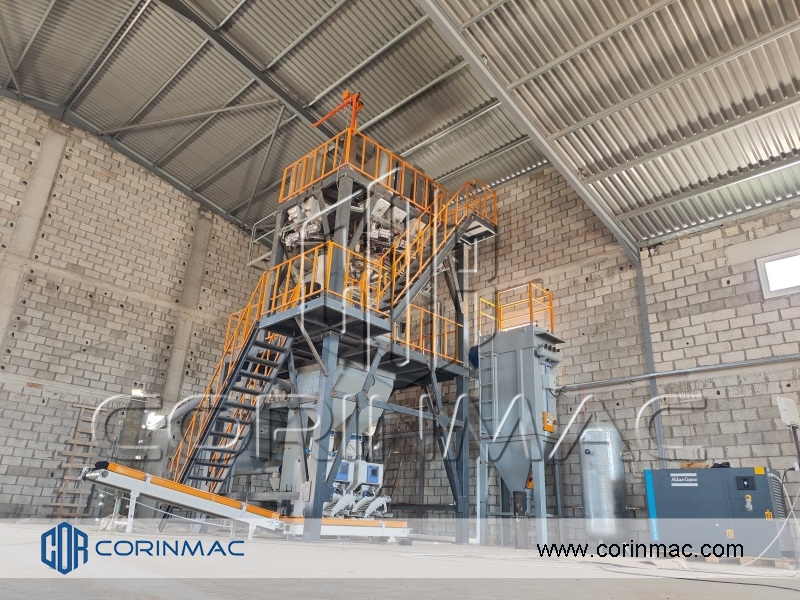 10-15tph dry mortar production line in Libya