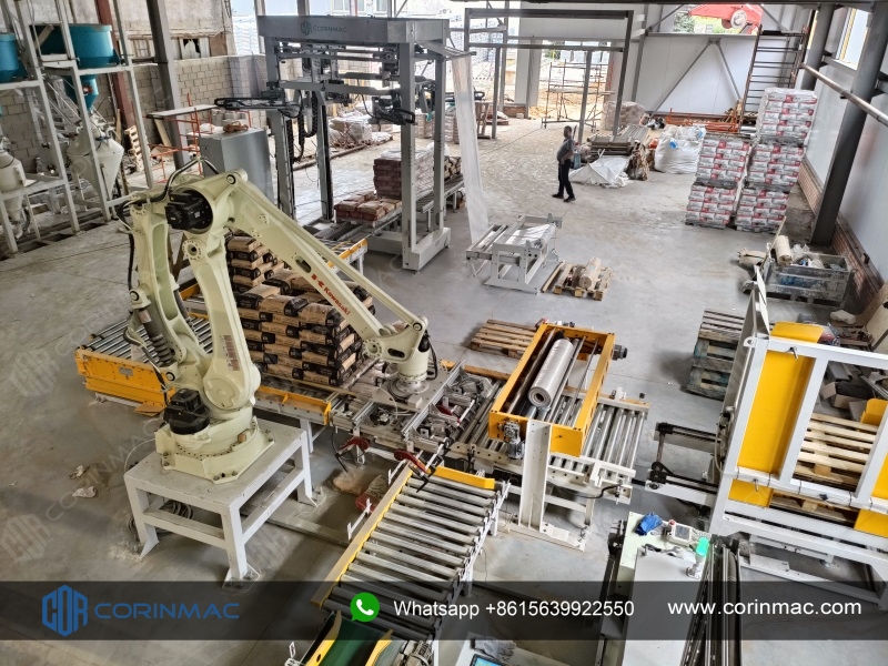 CORINMAC Fully Automatic Packing & Palletizing Line In Russia