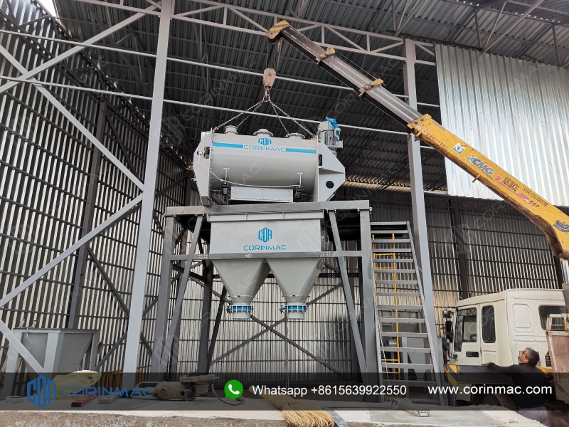 CORINMAC Customized Dry Mortar Plant Installed in Kazakhstan!