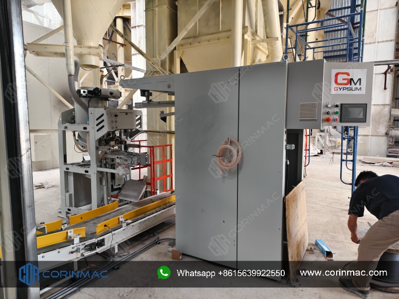 CORINMAC Fully Automatic Dry Mortar Packing & Palletizing Line in Thailand