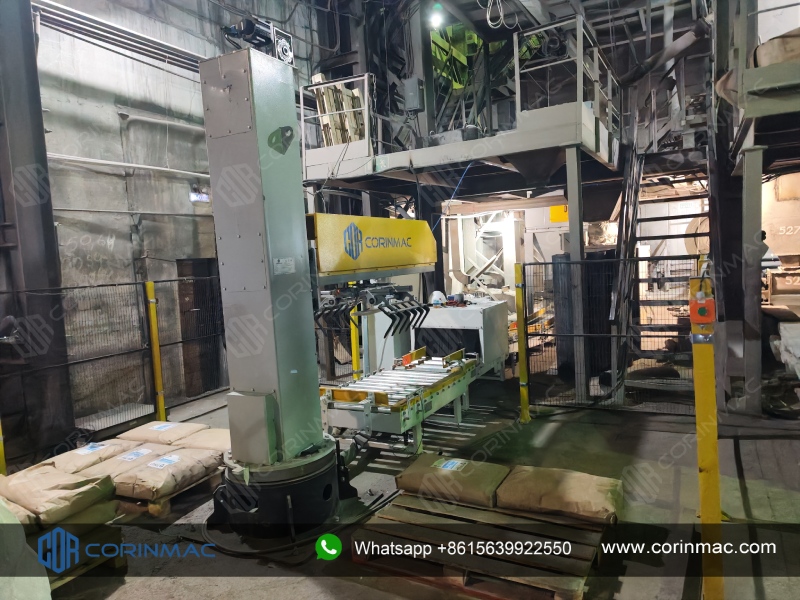 CORINMAC Dry Mortar Packing & Palletizing Line Installed in Russia