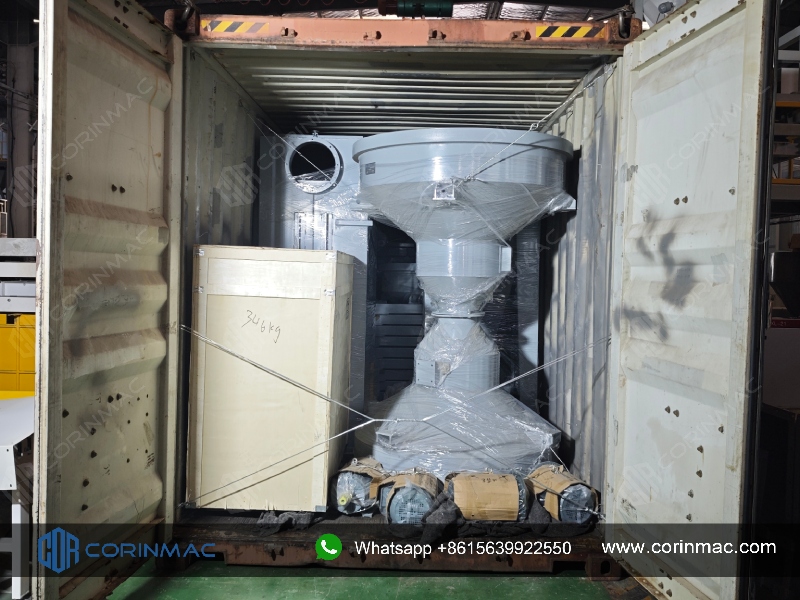 3-5TPH Simple Dry Mortar Production Line was Shipped to Kazakhstan
