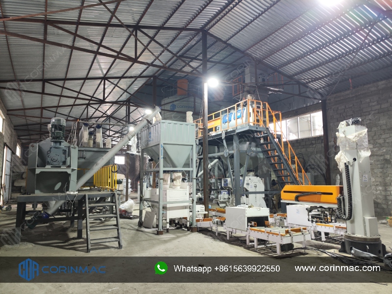 CORINMAC Customized Dry Mortar Production Lines in Kazakhstan