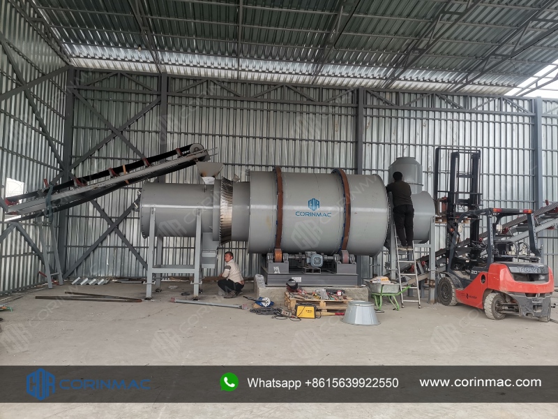 The Installation of CORINMAC Complete Dry Mortar Production Line in Kazakhstan