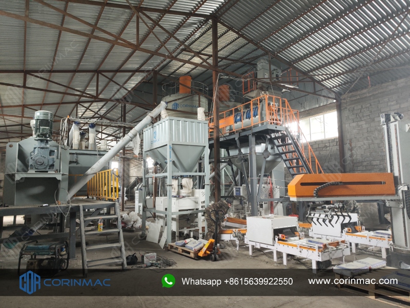 CORINMAC Dry Mortar Production Line Project in Kazakhstan has been Successfully Completed