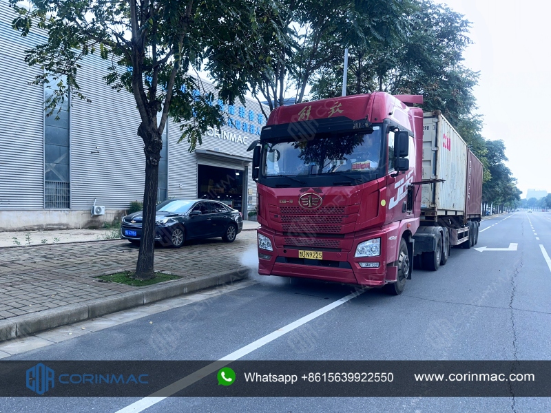 CORINMAC 10TPH Pozzolan Drying Production Line Successfully Shipped to El Salvador